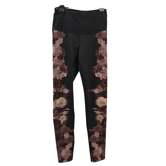 The North Face Pants - The North Face Black Peony Flower Leggings Women's size M